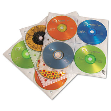 Case Logic® Two-sided Cd Storage Sleeves For Ring Binder, 25 Sleeves freeshipping - TVN Wholesale
